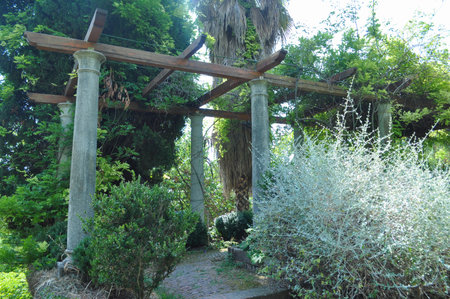 VENTIMIGLIA, ITALY - CIRCA AUGUST 2020: Hanbury botanical gardens in Mortolaのeditorial素材