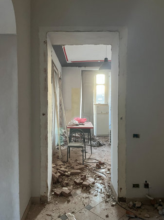 building site aka construction site for construction worksの写真素材