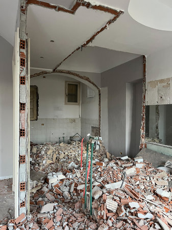 building site aka construction site for construction worksの写真素材