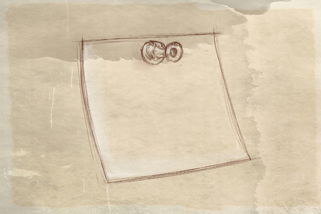 stationery, comics color spots and space to write whatever you wanta post it to writeの写真素材