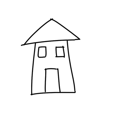 humorous drawings with animal objects and mascotsの写真素材