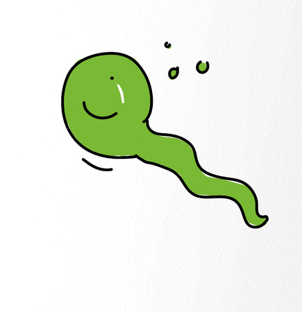 humorous drawings with animal objects and mascotsの写真素材