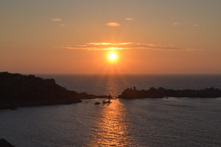 sunsetの写真素材