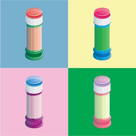 bubble blower vector illustrationのイラスト素材