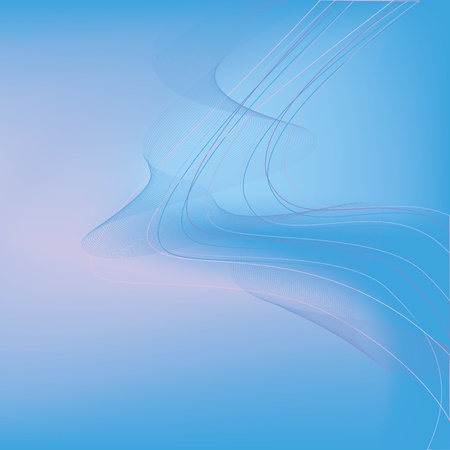 Abstract  light background vector  with colorful lines  blue / pinkのイラスト素材