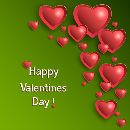 Trendy abstract Valentines day vector illustration.のイラスト素材