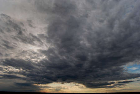 Sky with stormy cloudsの写真素材