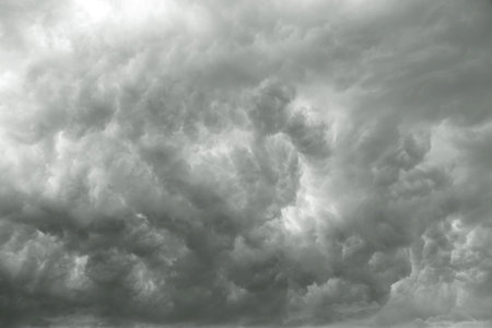 Dark stormy clouds or smoke suitable for backgrounds
