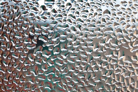 water drops at glassの写真素材