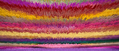 Abstract background with 3D colorful bars