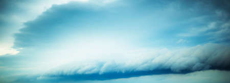 cloudy sky. heavenly background. Banner.の写真素材