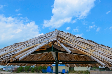 Doljanskaya spit separating the sea of Azov and Taganrog Bay.の写真素材