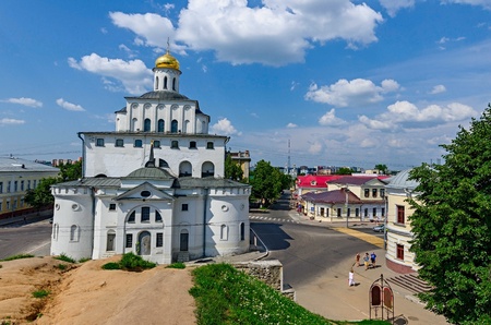 The Golden ring of Russia, Vladimir city, the Golden gate, 1164.のeditorial素材