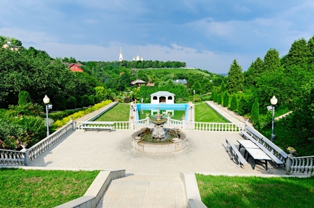The Golden ring of Russia, Vladimir city, the Botanical garden of the scouts.のeditorial素材