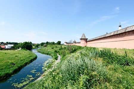The city of Suzdal, the Golden ring of Russia, Spaso-evfimiev monastery of the 16th century.のeditorial素材
