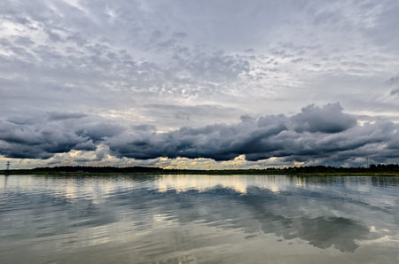Lake in the vicinity of Sergiev-Posad, Moscow region, Russia.