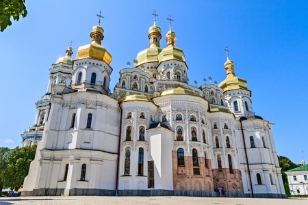 Kiev-Pechersk Lavra was founded in 1051 by Yaroslav the Wise, Kiev, Ukraine.の写真素材