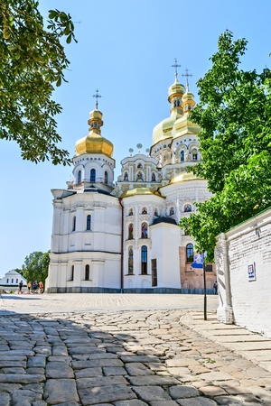 Kiev-Pechersk Lavra was founded in 1051 by Yaroslav the Wise, Kiev, Ukraine.の写真素材
