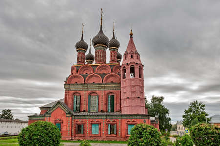 The Golden ring of Russia, the Epiphany Church, founded in the 17th century, the city of Yaroslavl.の写真素材