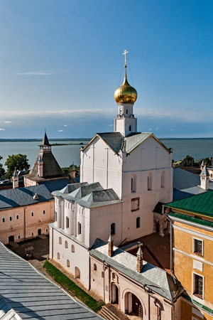 The Golden ring of Russia, Rostov Kremlin, founded in the 12th century, the city of Rostov Veliky.