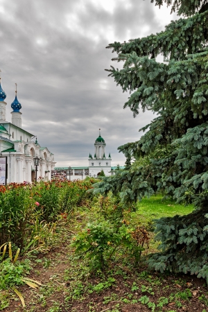 The Golden ring of Russia, a monastery of the Spaso-Yakovlevsky Dimitriev, founded in 1389, city of Rostov Veliky.の写真素材