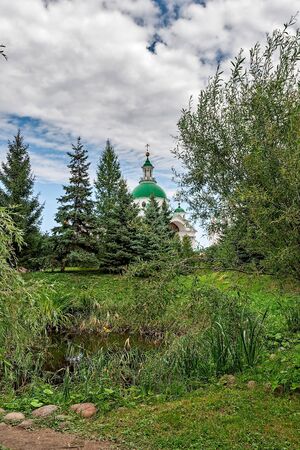 The Golden ring of Russia, a monastery of the Spaso-Yakovlevsky Dimitriev, founded in 1389, city of Rostov Veliky.の写真素材