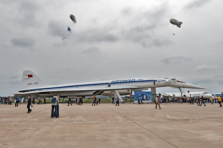 ZHUKOVSKY, RUSSIA - AUGUST 30: a Demonstration of the aircraft at the International aviation and space salon MAKS in the event of the visit Zhukovsky, August 30, 2013.のeditorial素材