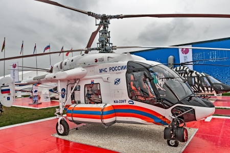 ZHUKOVSKY, RUSSIA - AUGUST 30: a Demonstration of the aircraft at the International aviation and space salon MAKS in the event of the visit Zhukovsky, August 30, 2013.のeditorial素材