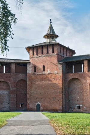 The territory of the Kolomna Kremlin, built in 1525-1531 years, Russia, Kolomna.のeditorial素材