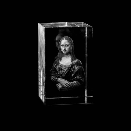 Laser engraving inside the glass, made by a company LaserGraphicArt, Moscow, Russia.のeditorial素材