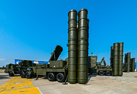 Zhukovsky, Russia - August 15, 2014: The second international Exhibition of arms, technology and innovation "Oboronexport-2014" attract huge number of visitors in the event of visit in Zhukovsky, Moscow region.のeditorial素材