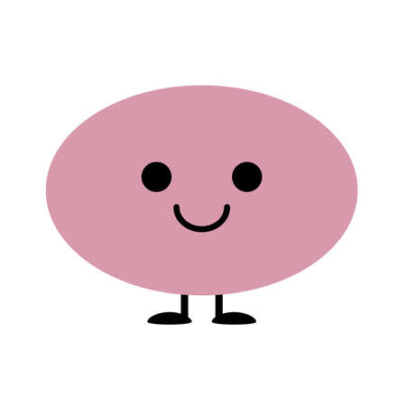 Cute internal organs spleenのイラスト素材