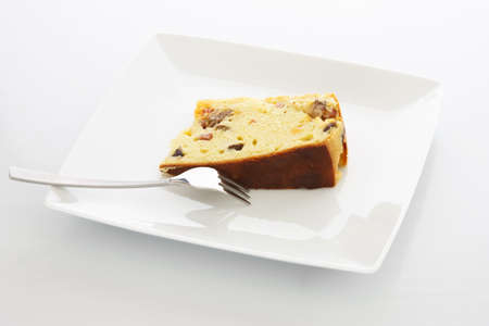 Fresh baked meat cake with ham, spicy sausage and olives.の写真素材