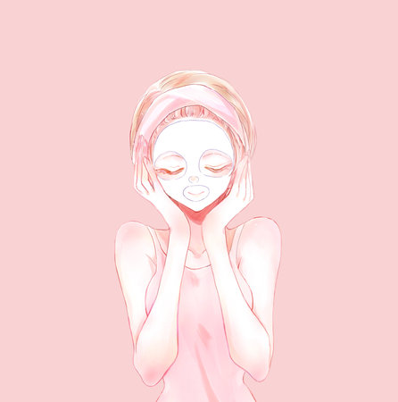 a woman who packsの写真素材