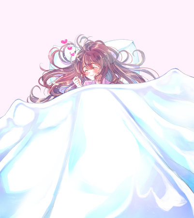 Sleeping womanの写真素材