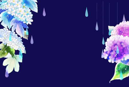 Hydrangea postcard size