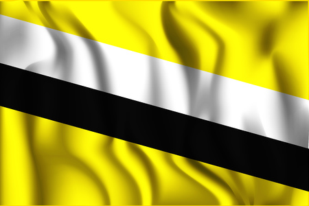 Brunei Protectorate Flagのイラスト素材