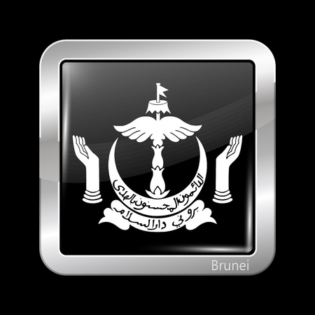 Brunei Coat of Armsのイラスト素材