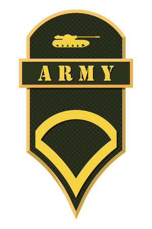 Military Ranks and Insignia.のイラスト素材