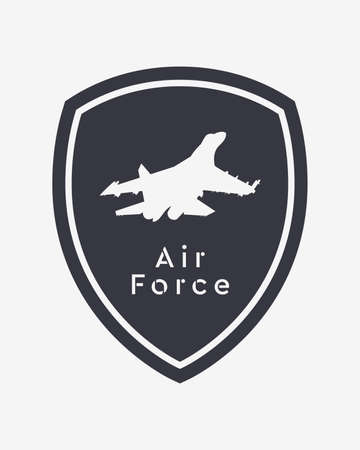 Air Force. Airborne Patch. Military Aviation . Design Elements for Military Style Jackets, Shirt and T-Shirtsのイラスト素材
