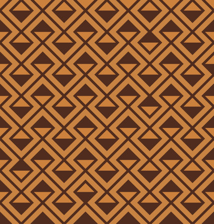 African Print Fabric. Vector Seamless Tribal Pattern. Traditional Ethnic Hand Drawn Ornament for your Design Cloth, Carpet, Rug, Pareo, Wrapのイラスト素材