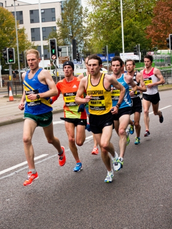 Elite runners take part in the Great South Run 2012. Portsmouth, Hampshire, England October 28th 2012のeditorial素材