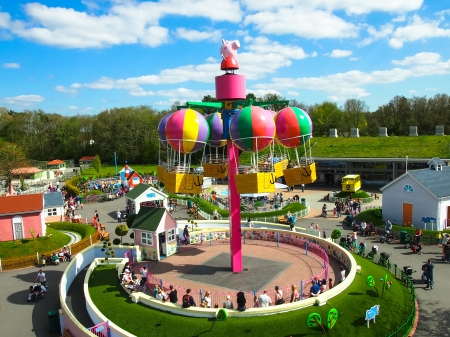 Peppa Pig world, Paultons themepark, Englandのeditorial素材