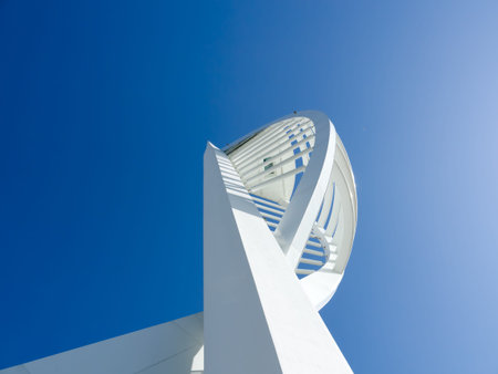 Looking up at spinnaker tower