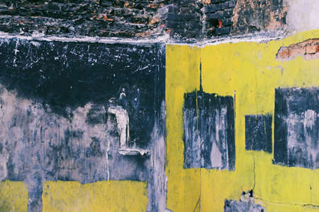 Corroded Wall - 1 - A corroded wall in a back alley.の写真素材