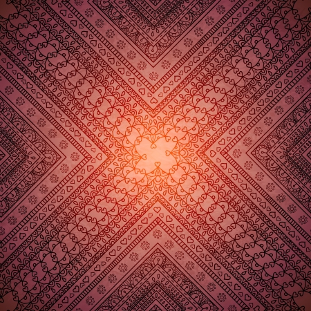 Square background ornamentのイラスト素材