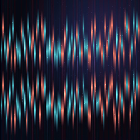 Anaglyph background with blue and red vertical lines.のイラスト素材
