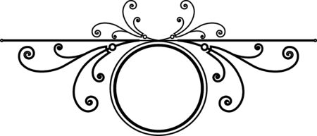 Ornamental frame のイラスト素材