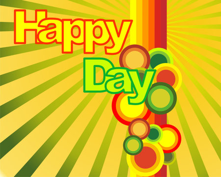 Happy day background のイラスト素材