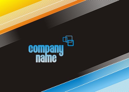 Business identity template のイラスト素材